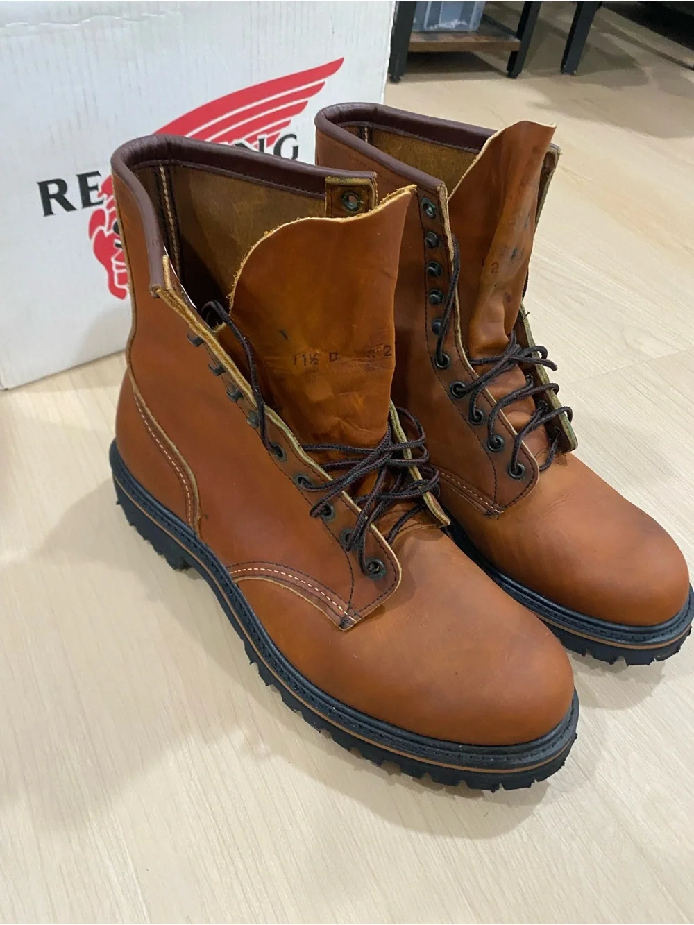 Brand New Red Wing 899 Work Boots (Size 11.5 D) - Discontinued / Made in USA
